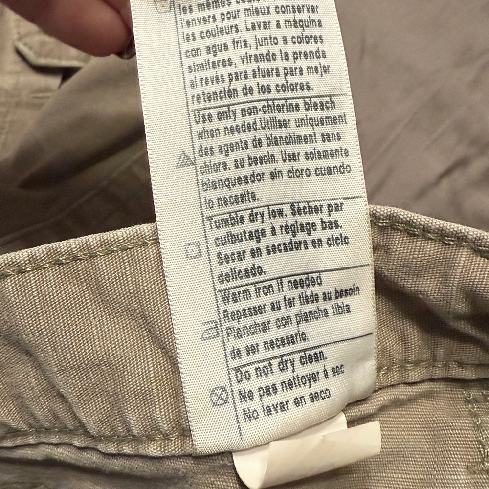 Carhartt Men's Beige Military Drab Cargo Ripstop Shorts Sz 32 Relaxed Fit - Picture 12 of 15
